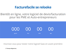 Tablet Screenshot of facturefacile.com
